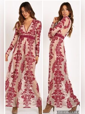 chinese dress ladies Constance Strapless Lace Maxi Dress